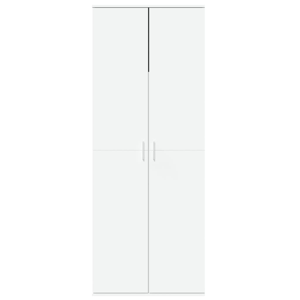 Armário alto 70x35x180 cm derivados de madeira branco