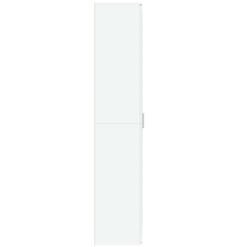 Armário alto 70x35x180 cm derivados de madeira branco