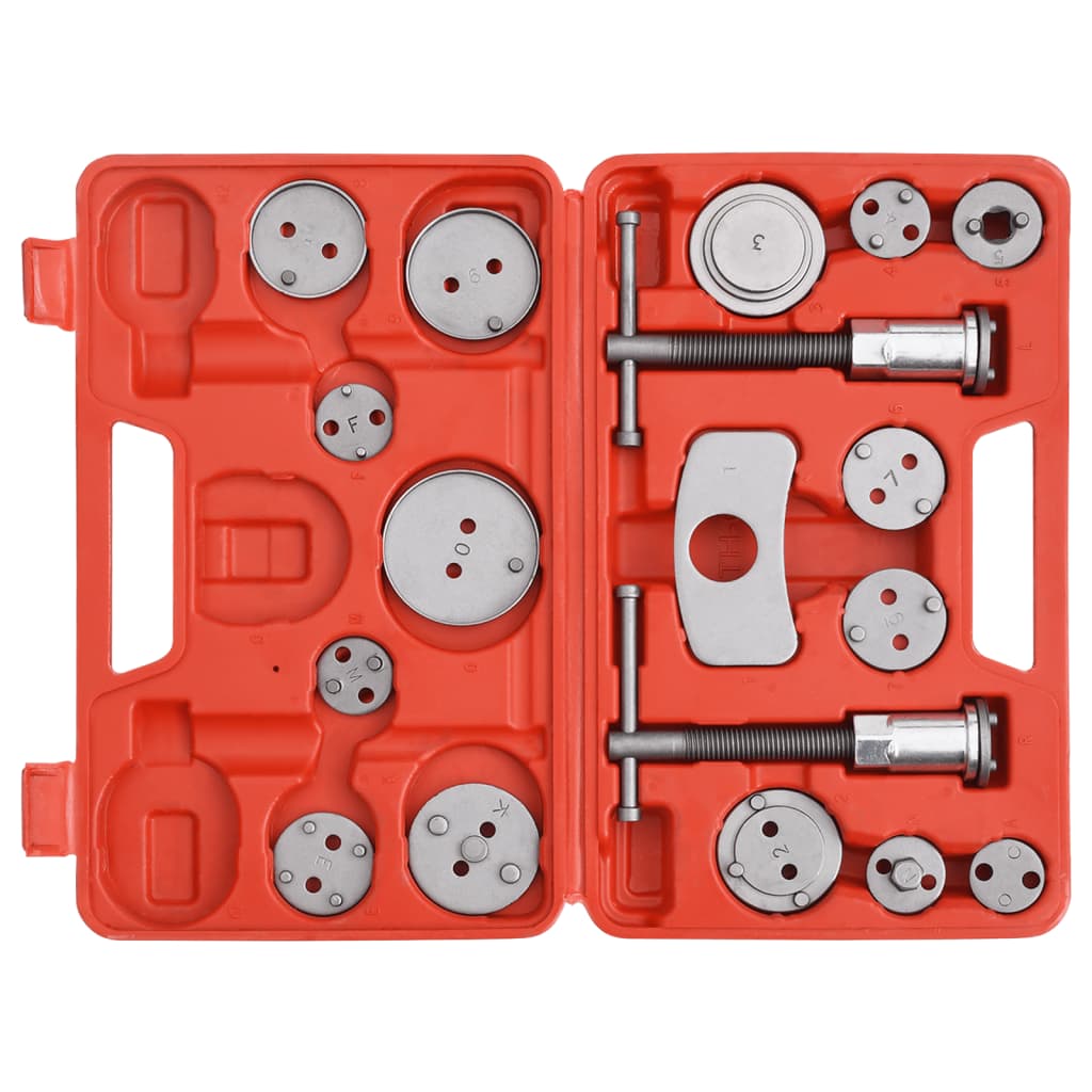 18 Pcs kit de ferramentas recuo pistão pinça do travão de disco