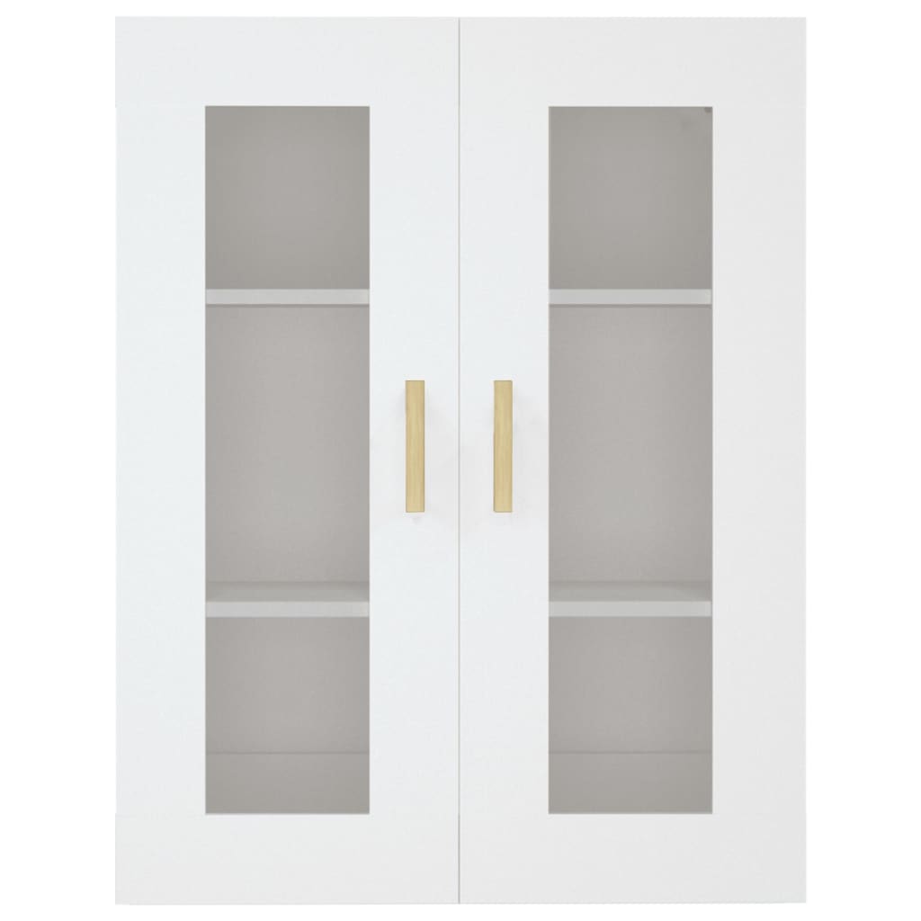 Armário de parede suspenso 69,5x34x90 cm branco
