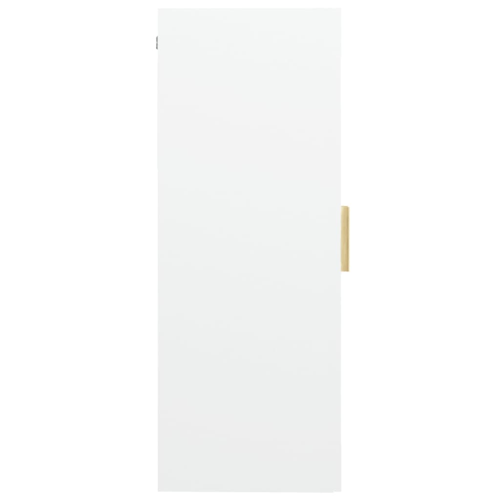 Armário de parede suspenso 69,5x34x90 cm branco