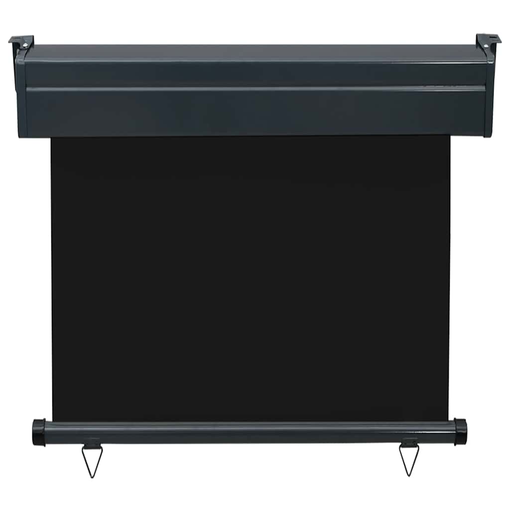 Toldo lateral para varanda 80x250 cm preto