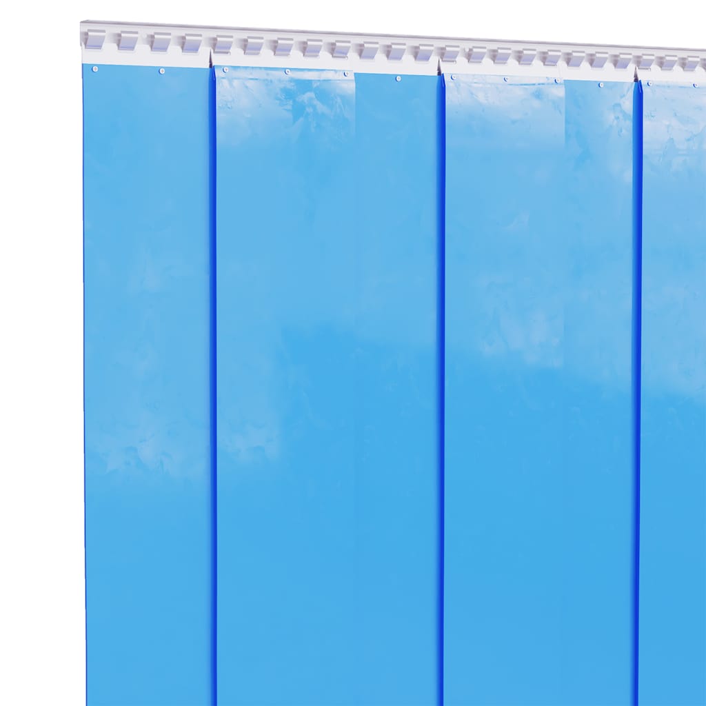 Cortina de porta 200 mm x 1,6 mm 50 m PVC azul