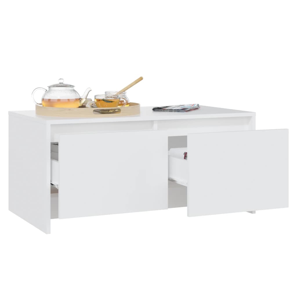 Mesa de centro 90x50x41,5 cm derivados de madeira branco