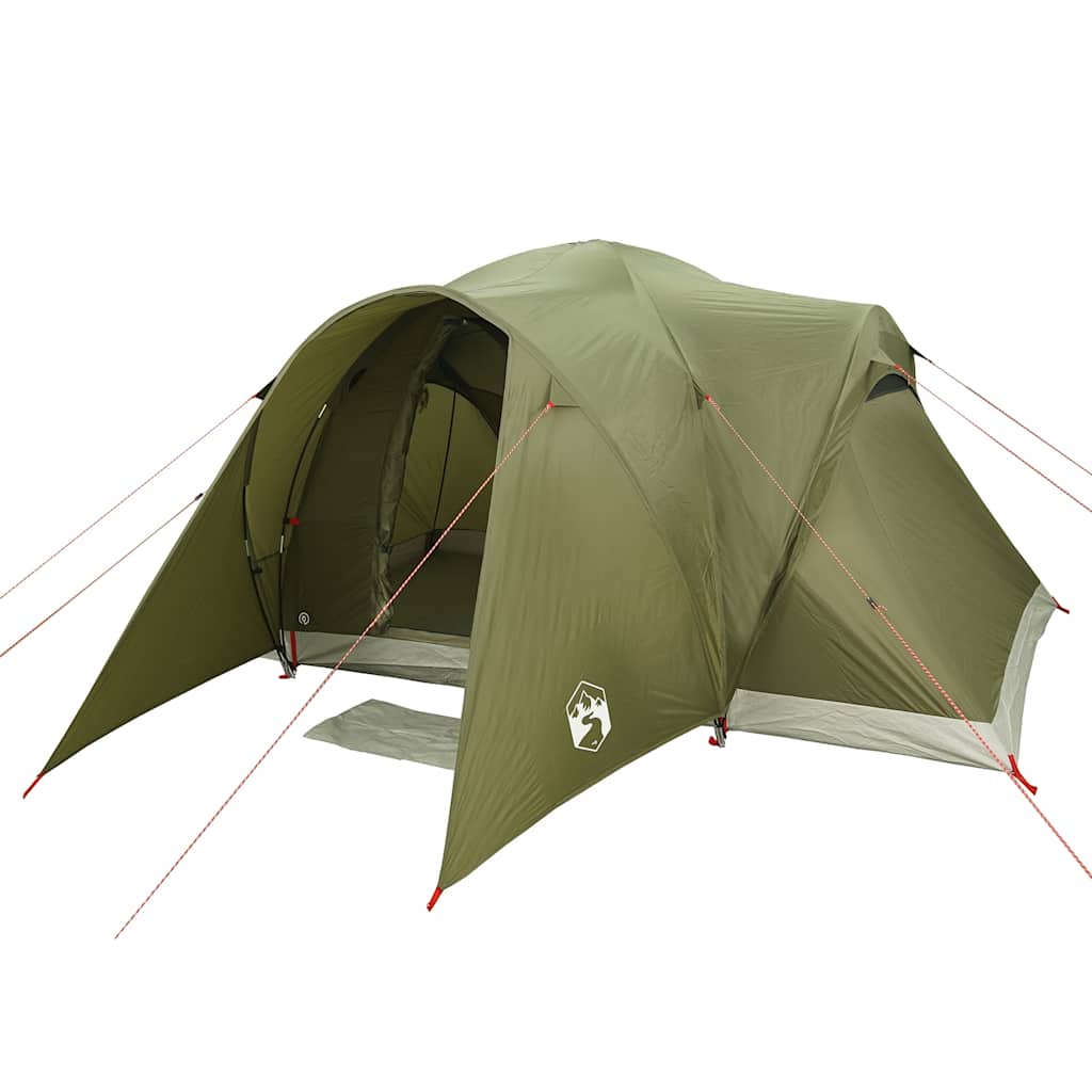Tenda familiar em cúpula p/ 6pessoas impermeável verde azeitona
