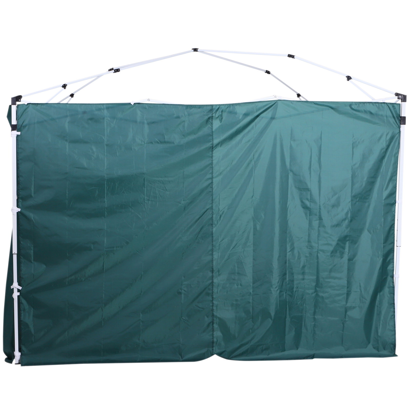 2 Paredes laterais para tenda 3x3 m parede lateral de substituição de tecido oxford com janela 300x200 cm verde