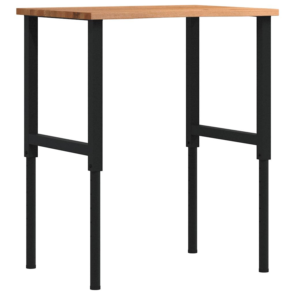 Bancada 80x60x(71,5-98) cm carvalho castanho-claro