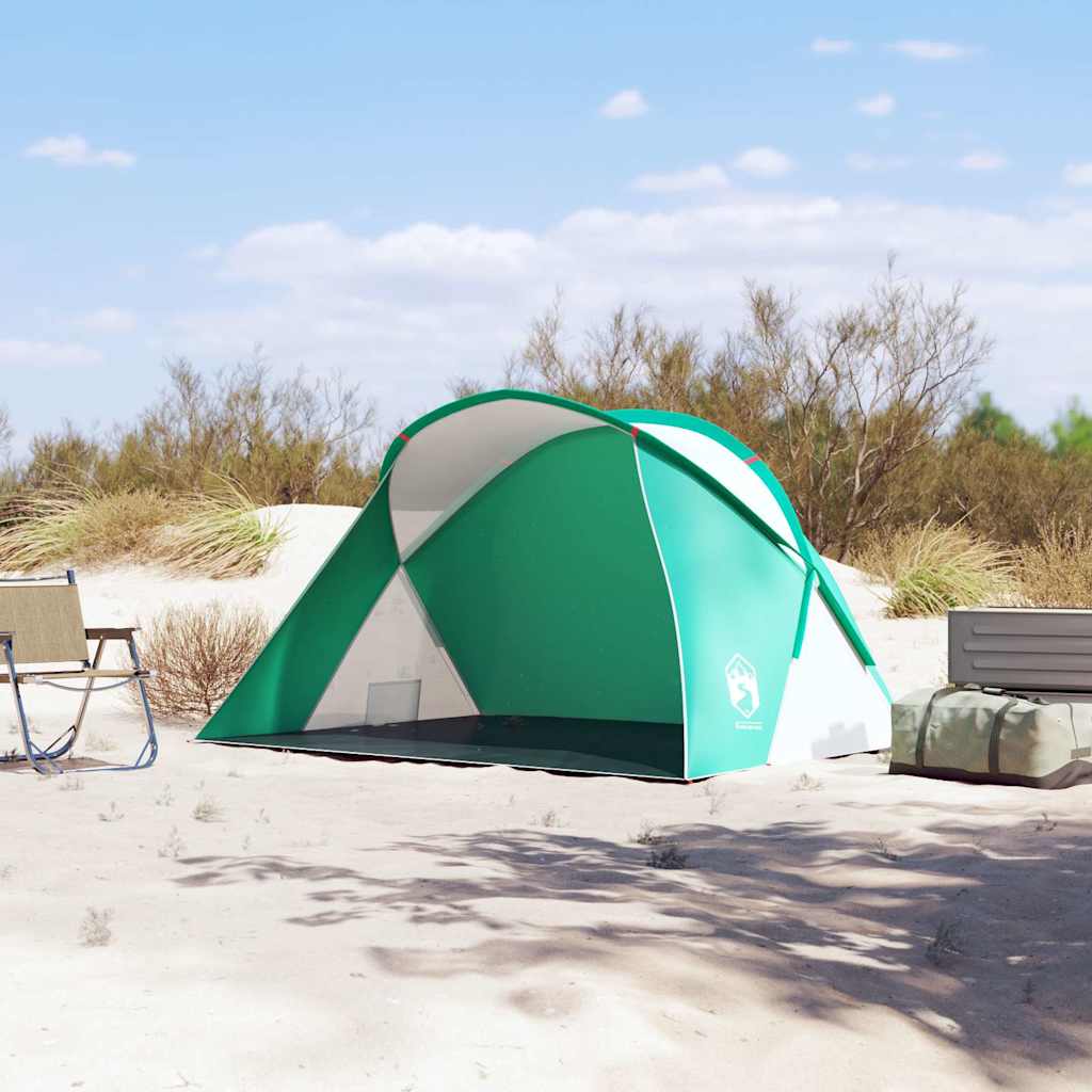 Tenda de praia 2 pessoas pop-up impermeável verde mar
