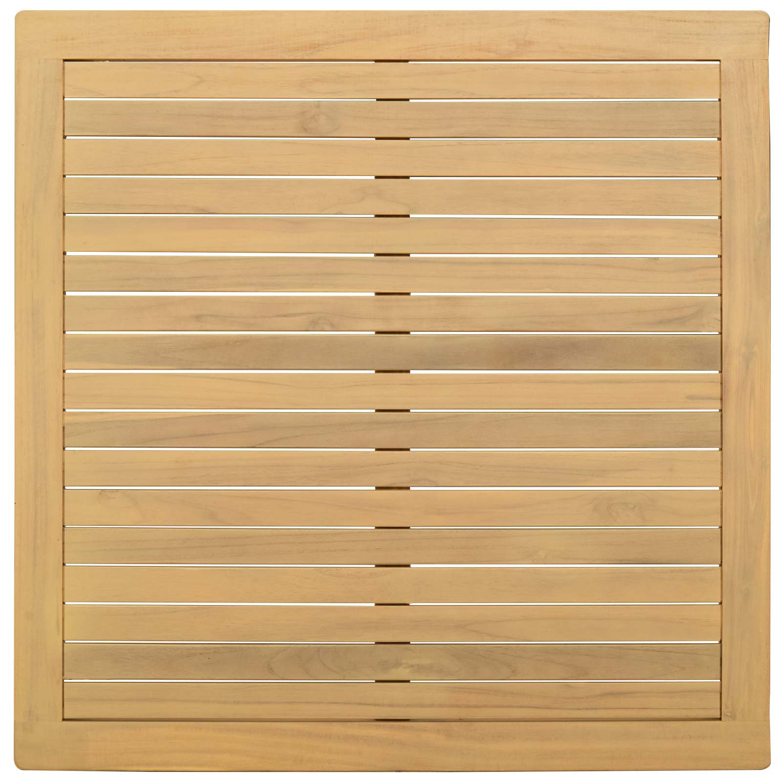 Mesa de centro acácia clara 85 x 85 x 45 cm