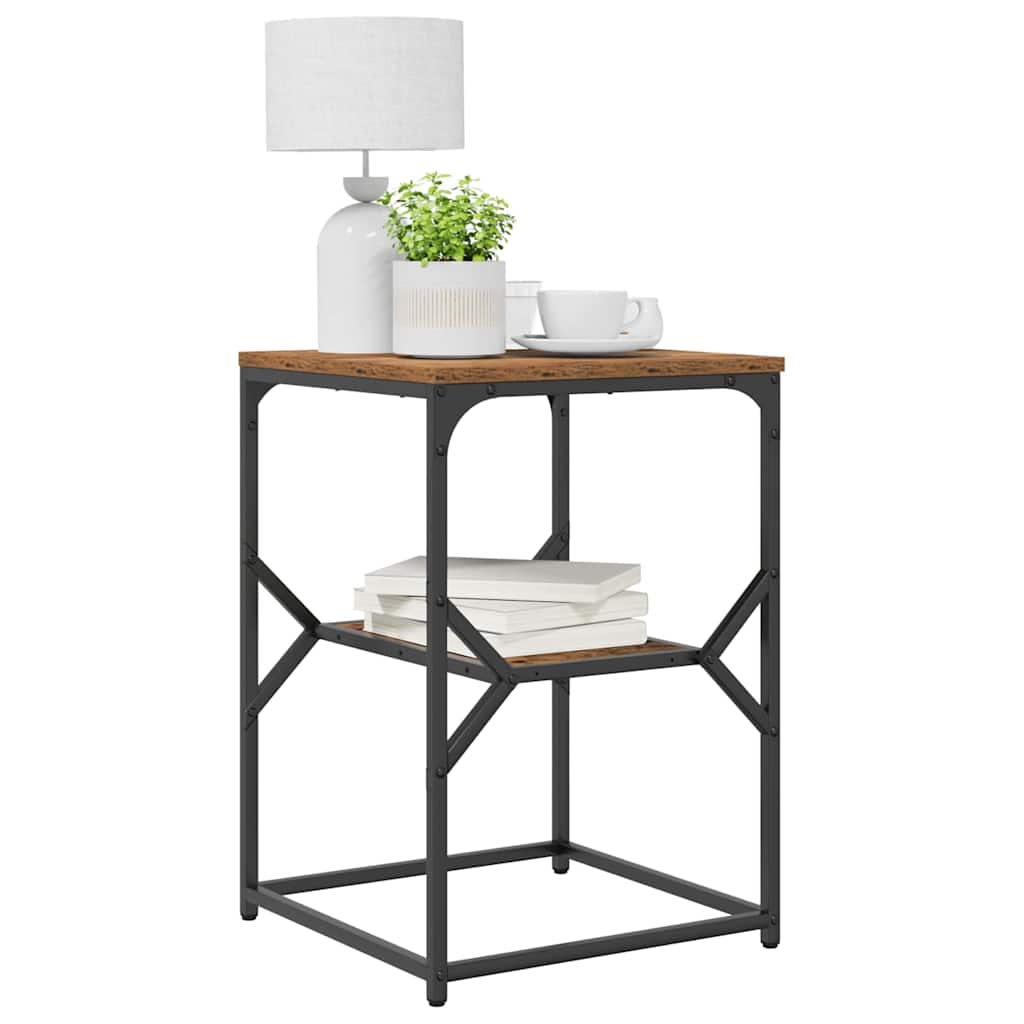 Mesa lateral madeira antiga 41 x 40 x 60 cm