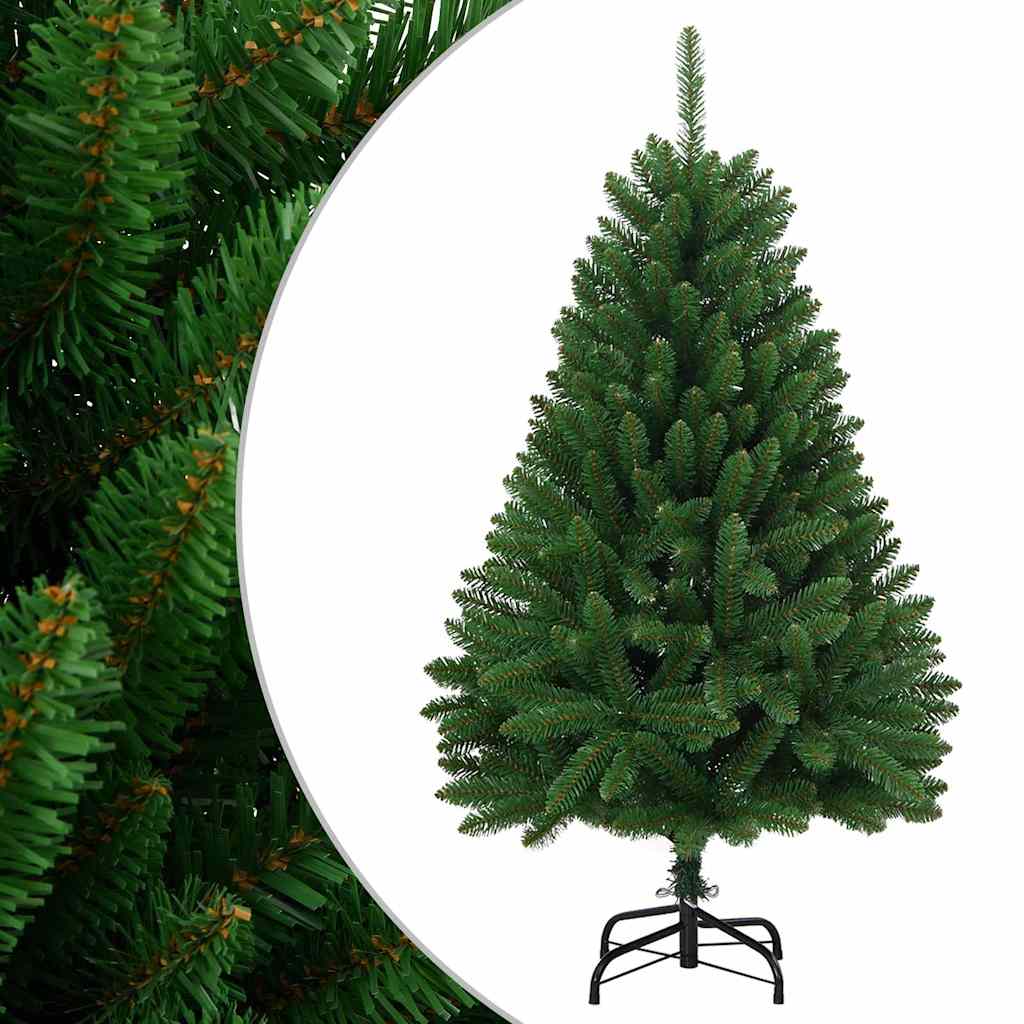 Árvore de natal artificial articulada com suporte 120 cm verde