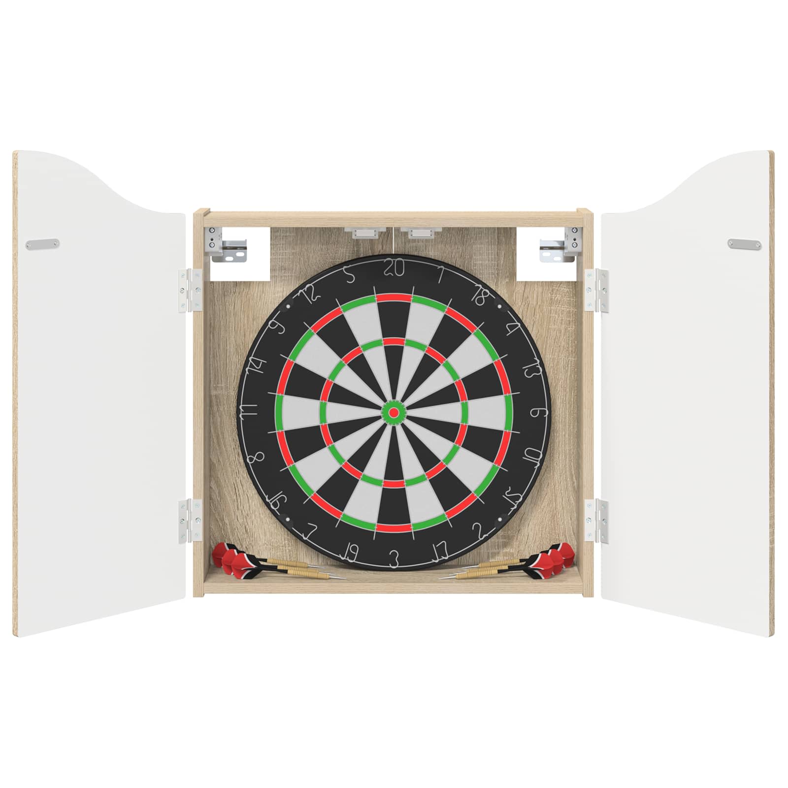 Armário para dartboard carvalho sonoma 56 x 12 x 63 cm