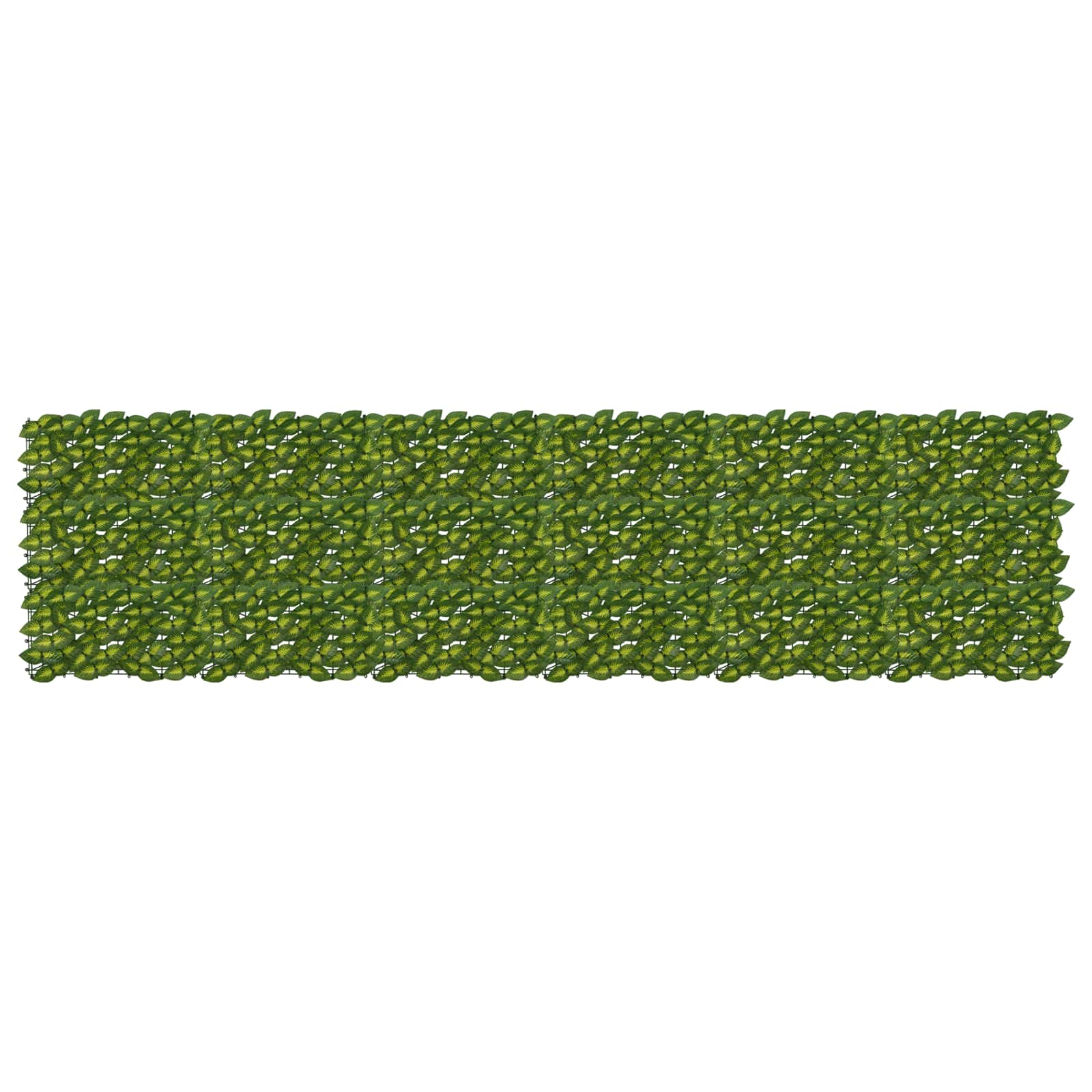 Tela de varanda com folhas verde e amarelo 300 x 75 cm