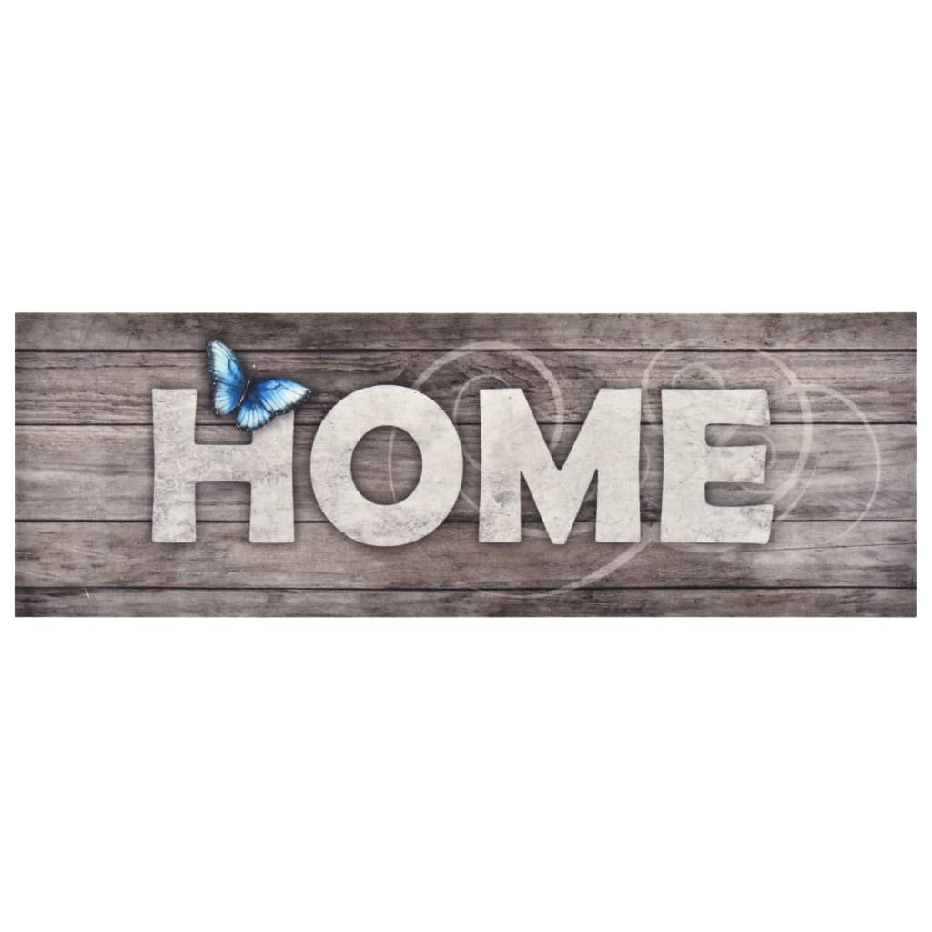 Tapete de cozinha lavável com design home 45x150 cm