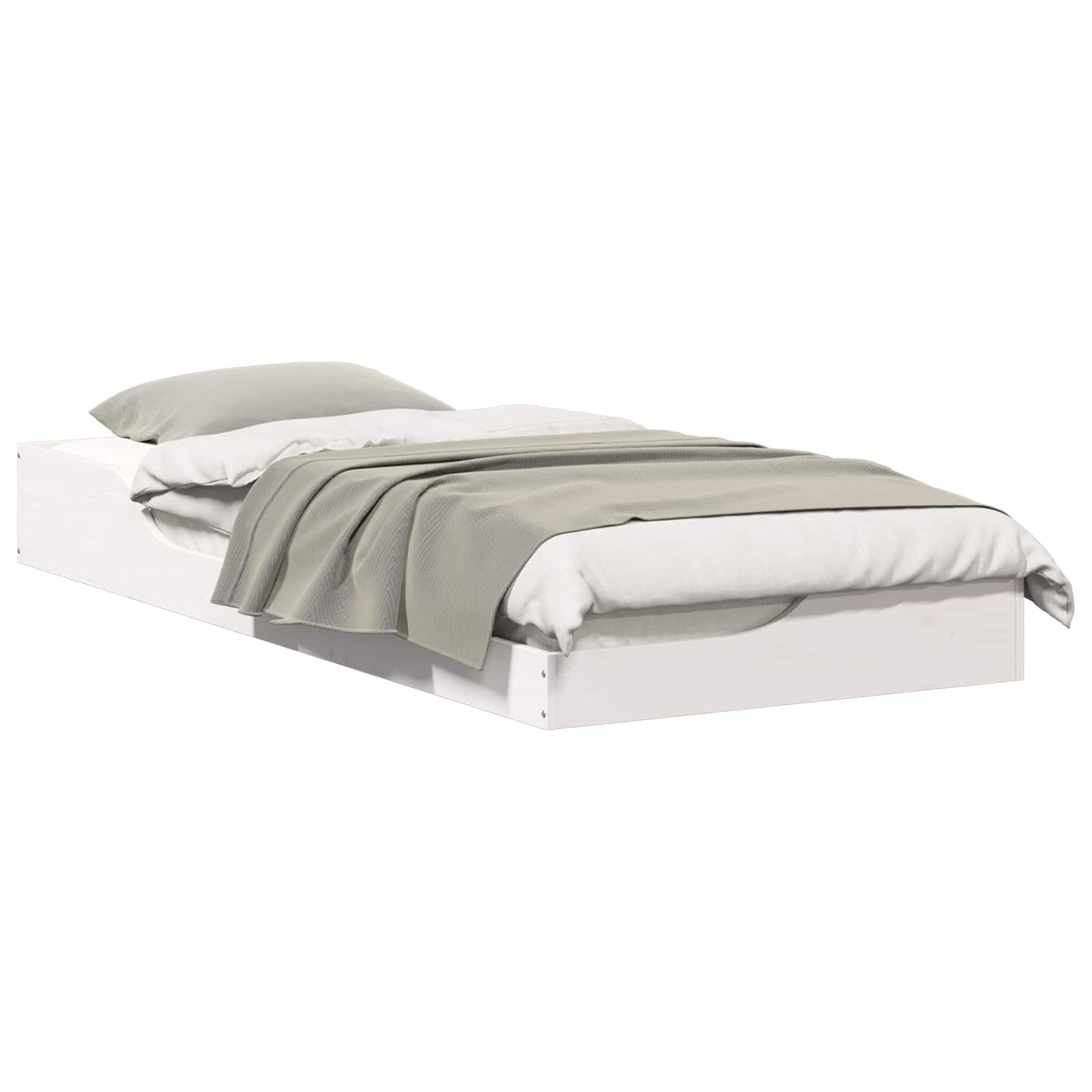 Estrutura da cama branco 100 x 210 cm