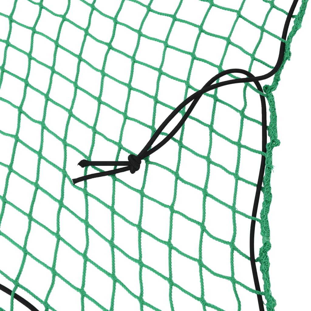 Rede para reboque com corda elástica 6x3 m PP verde