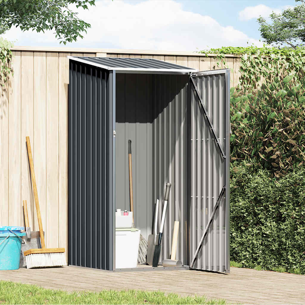 Abrigo de jardim 87x98x159 cm aço galvanizado antracite