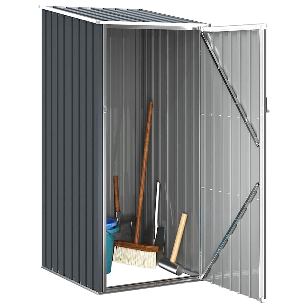Abrigo de jardim 87x98x159 cm aço galvanizado antracite