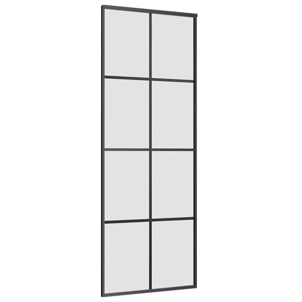 Porta deslizante c/ conj. ferragens 76x205cm vidro esg/alumínio