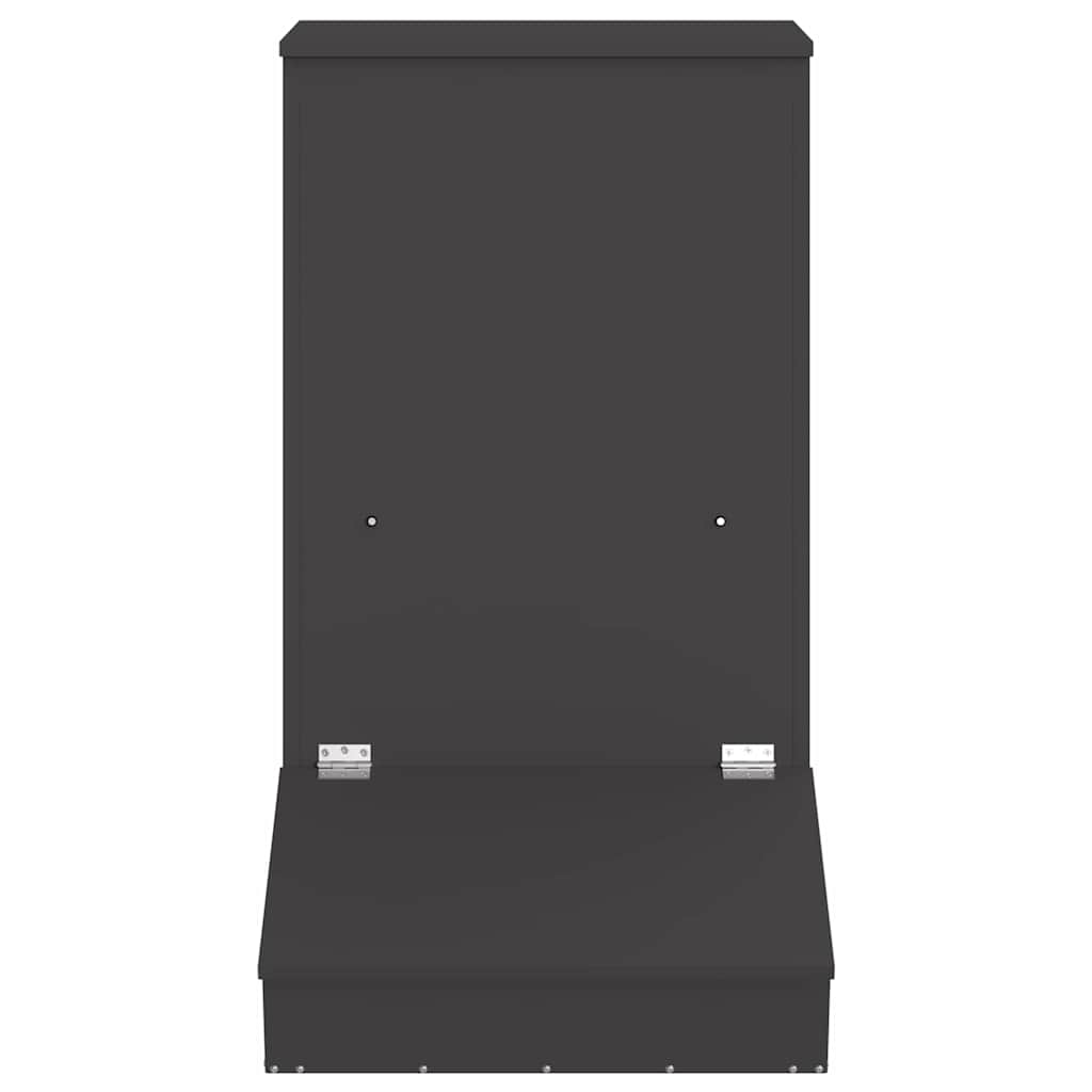 Comedouro para porcos preto 55 x 51 x 91,5 cm
