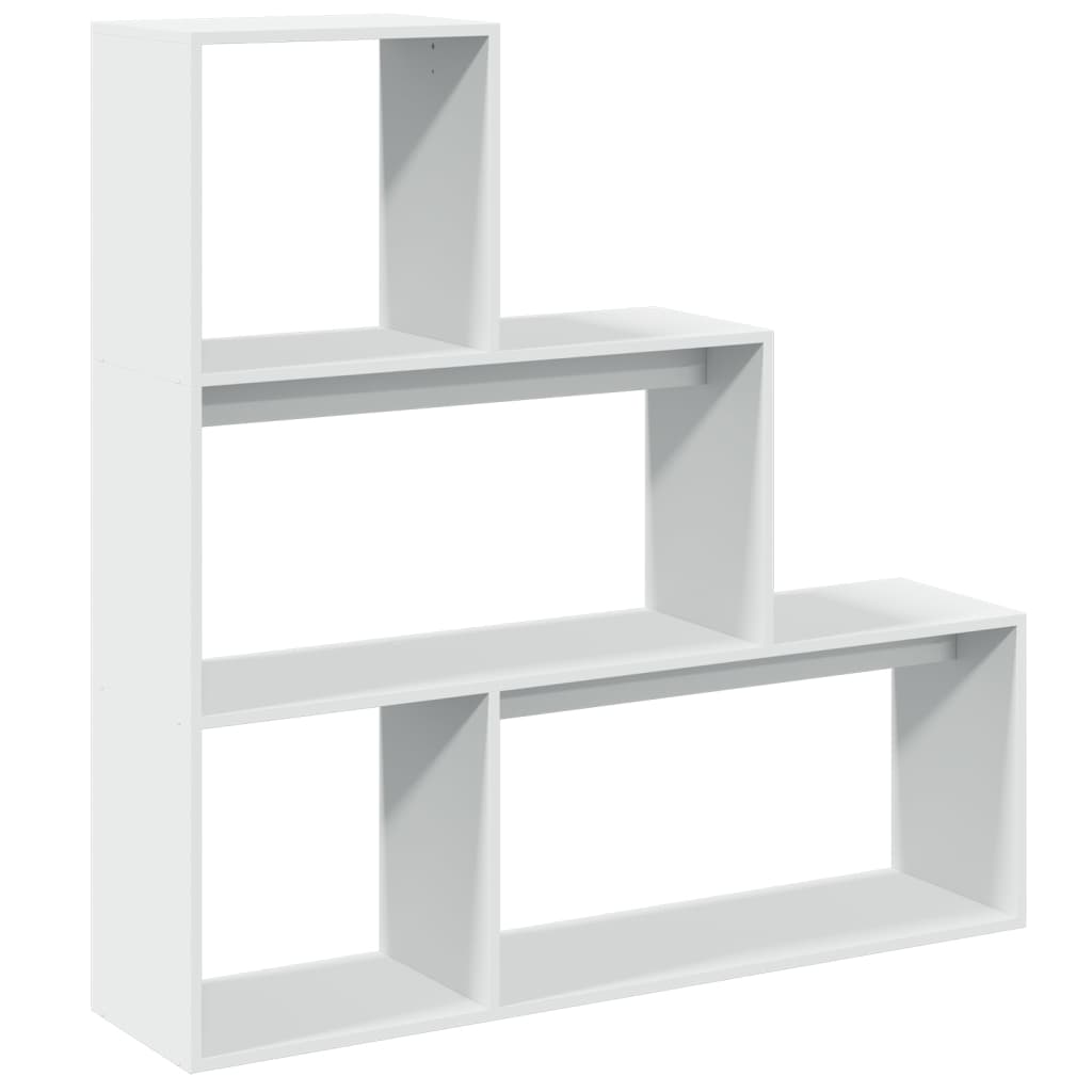 Estante divisória 3 níveis 123x29x123 derivados madeira branco