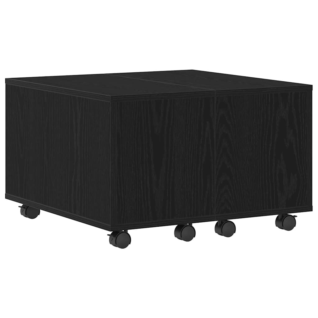 Mesa de centro carvalho preto 60 x 60 x 38 cm