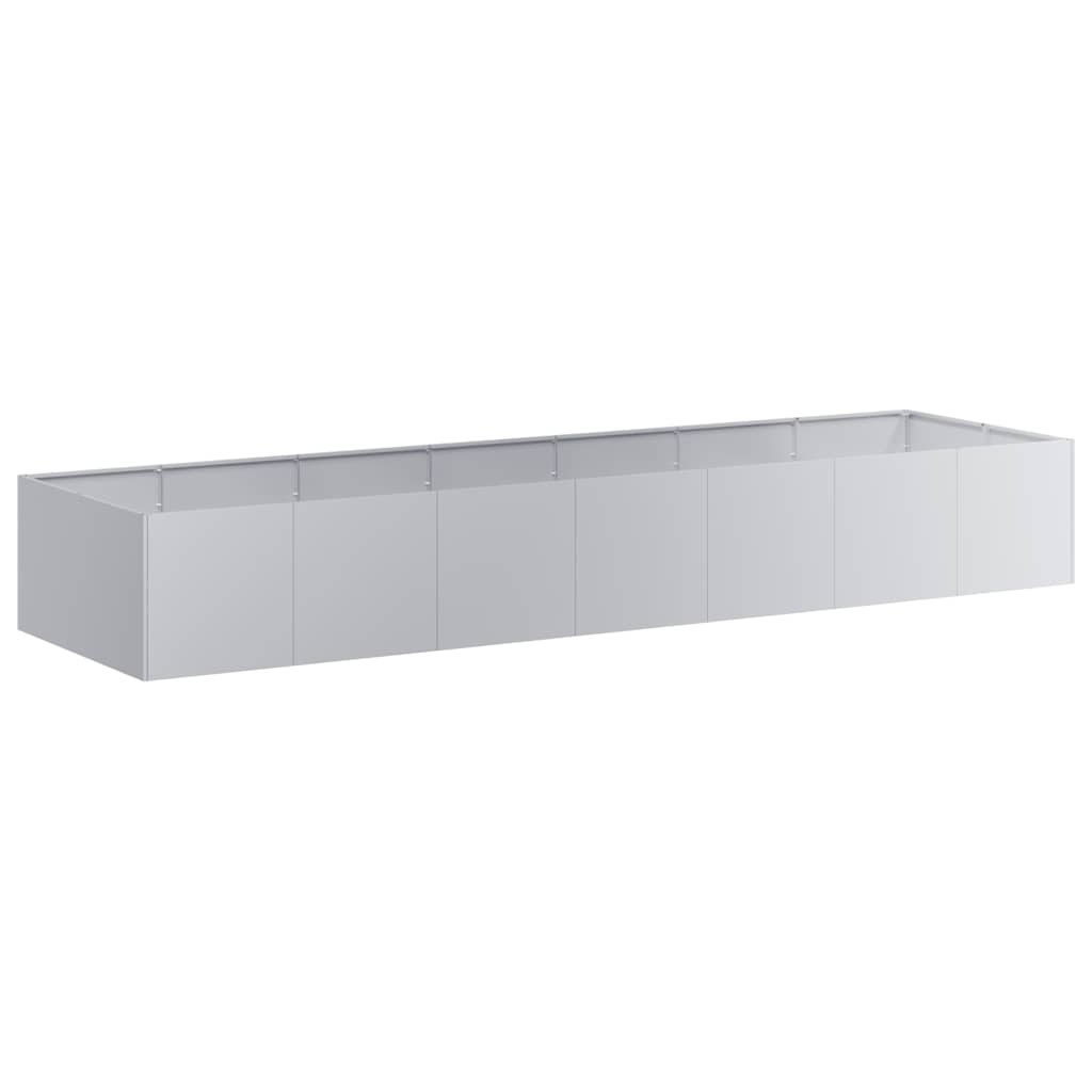 Vaso/floreira 280x80x40 cm aço galvanizado