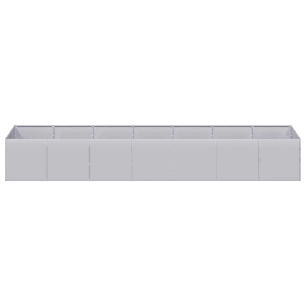 Vaso/floreira 280x80x40 cm aço galvanizado