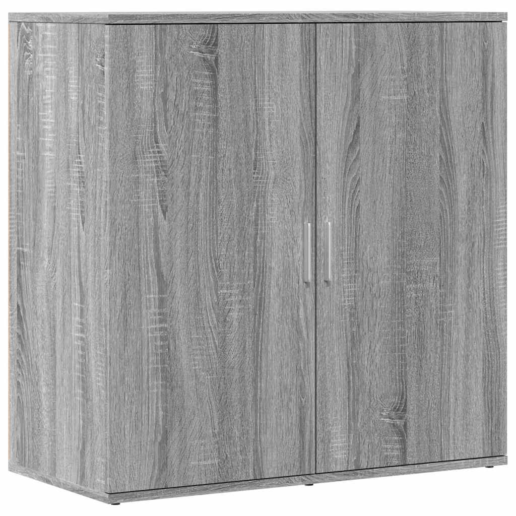 Aparadores 2 pcs 79x38x80 cm derivados madeira cinzento sonoma