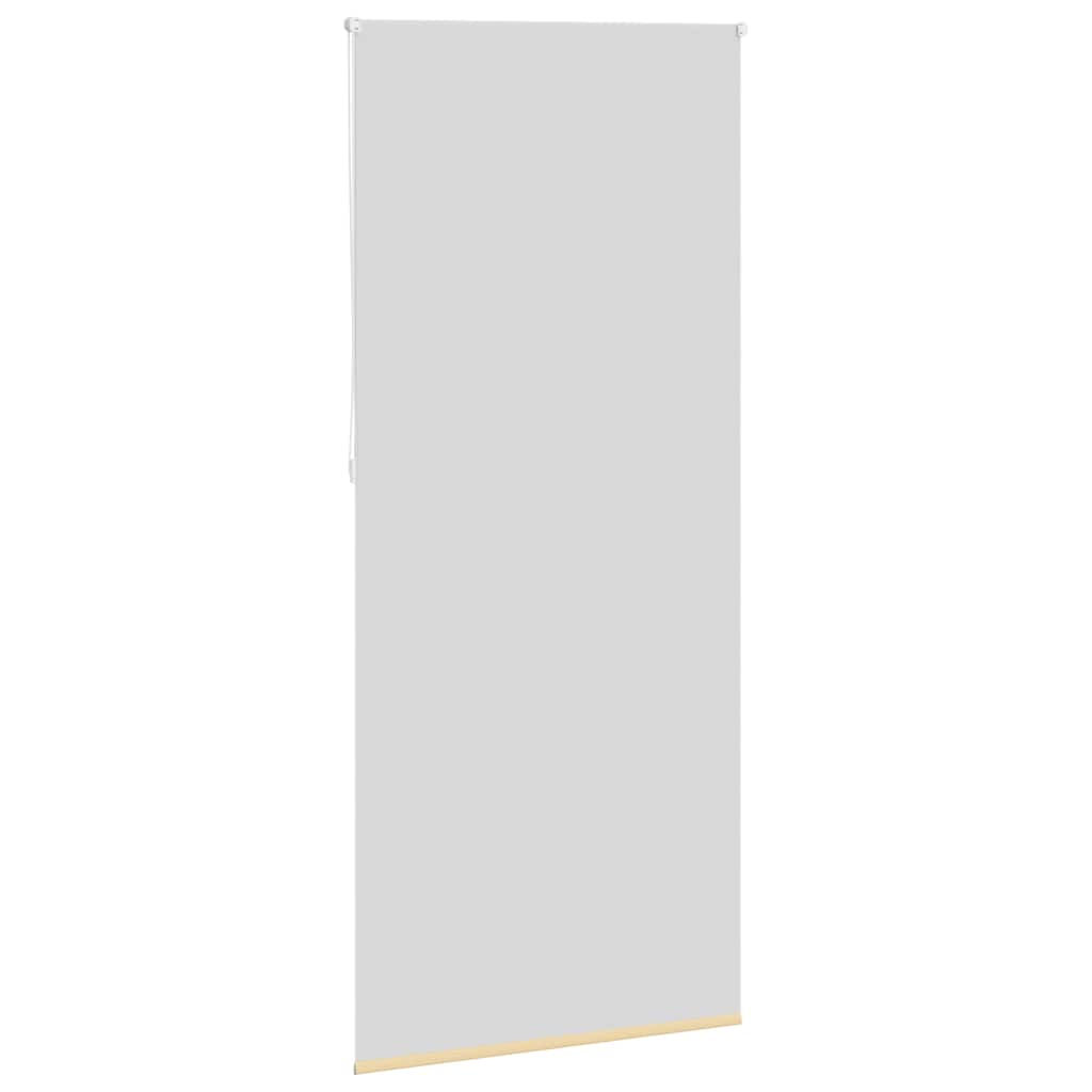 Cortina de rolo blackout, 124,4 x 230 cm, largura do tecido 120 cm, bege