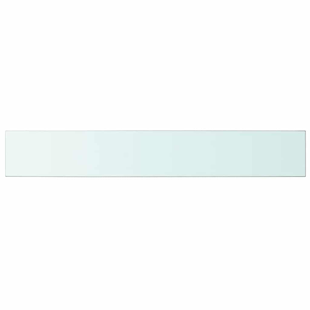 Prateleiras 2 pcs 100x15 cm vidro transparente