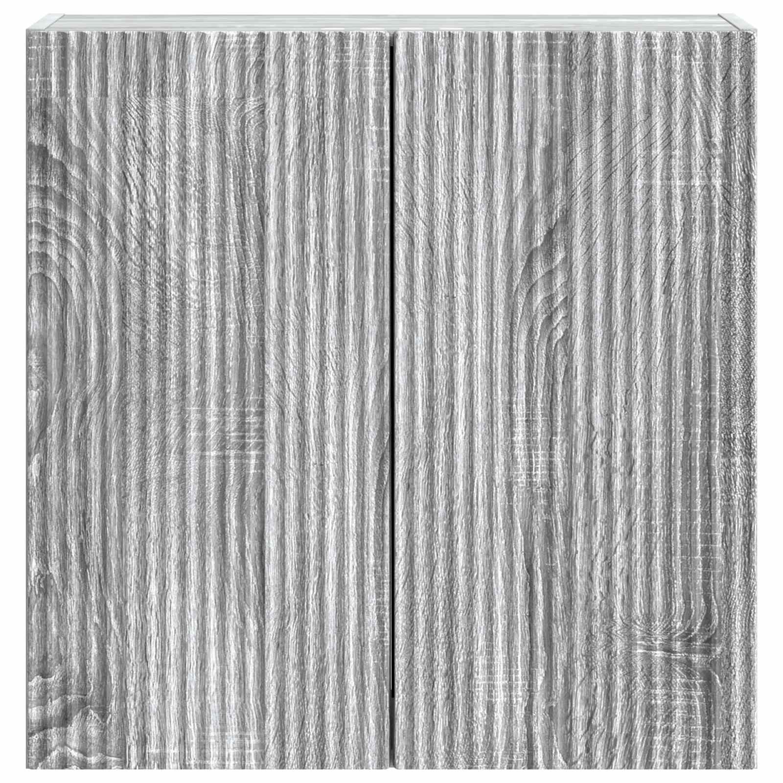 Armário de parede sonoma cinzento 59 x 31 x 60 cm
