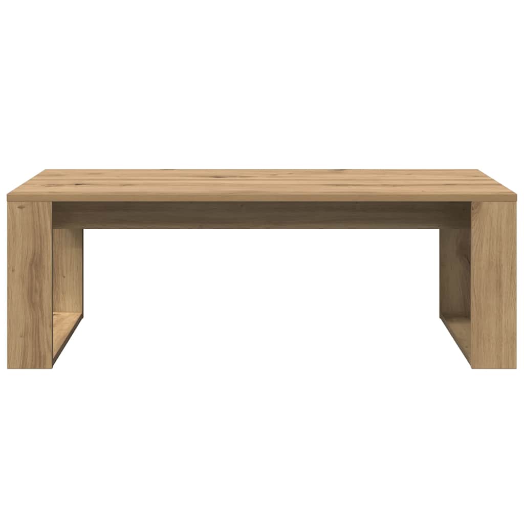 Mesa de centro 102x50x35 cm deriv. madeira carvalho artisiano