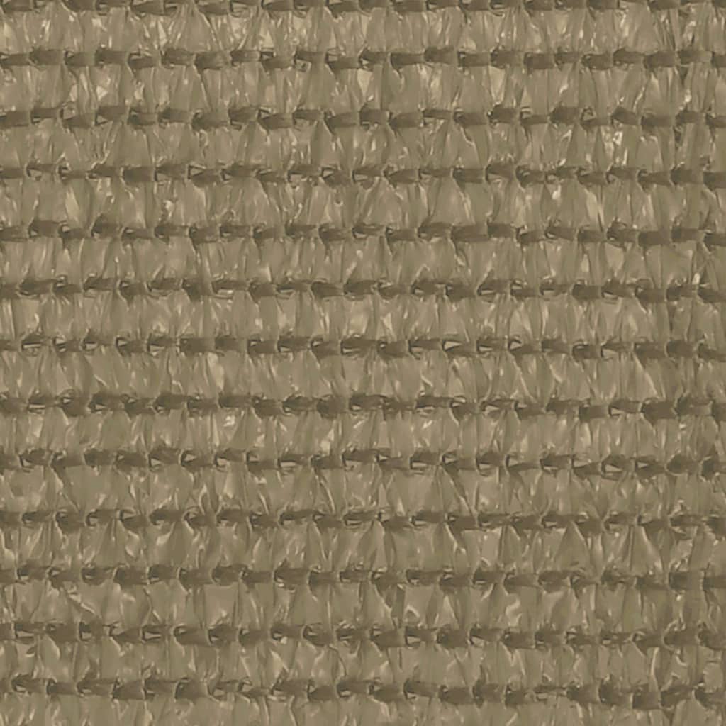 Tela de varanda 120x600 cm pead cinzento-acastanhado
