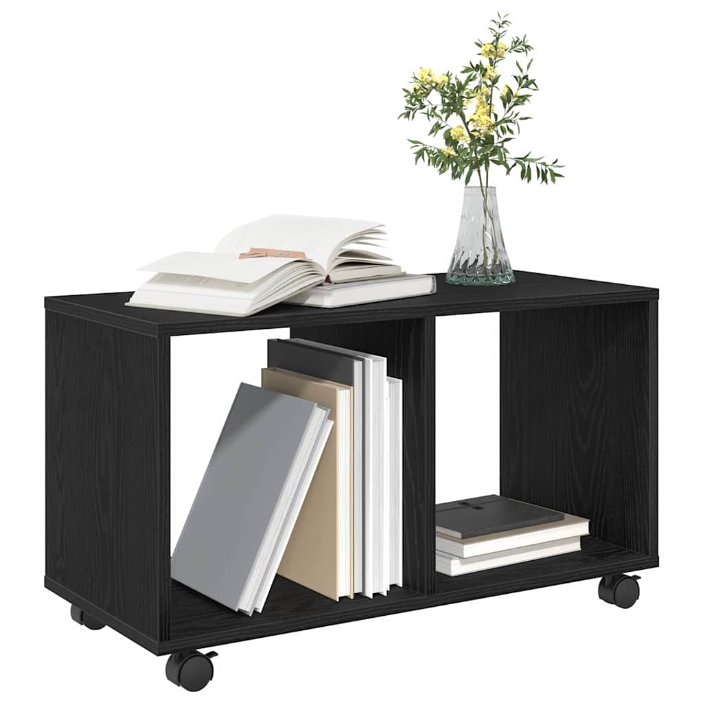 Mesa de apoio carvalho preto 72 x 33 x 42,5 cm