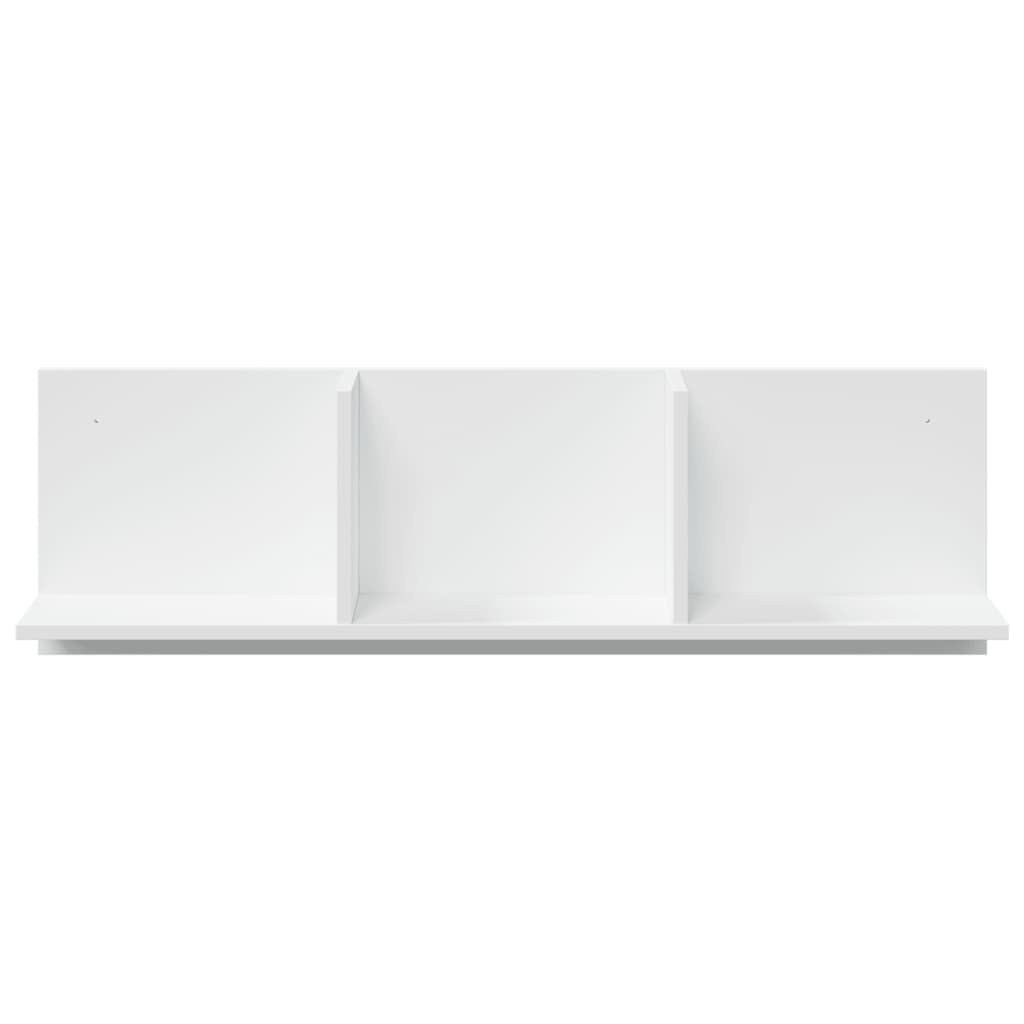 Móvel de parede 100x16,5x30 cm derivados de madeira branco
