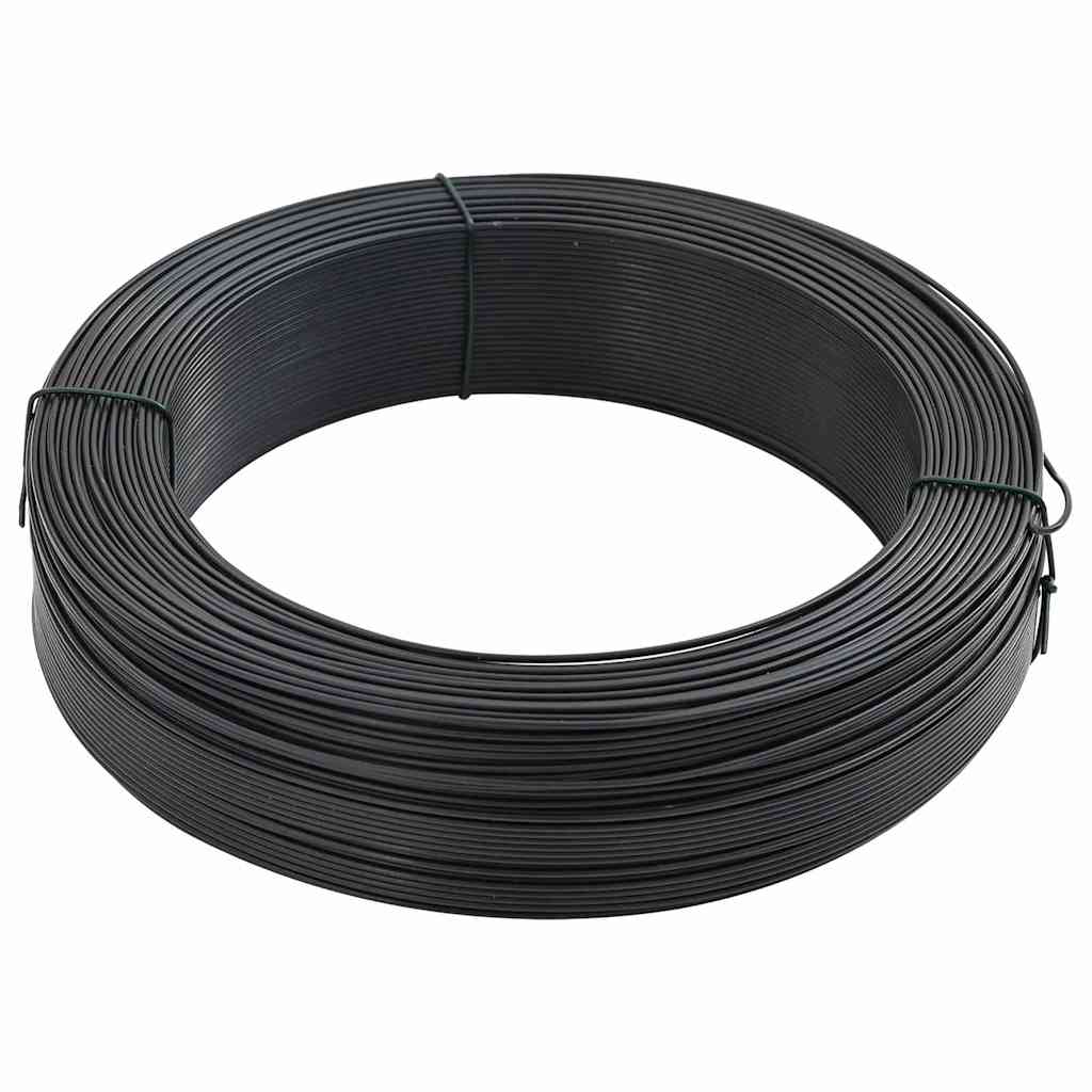 Arame para prender cerca 250 m 1,6/2,5 mm aço antracite