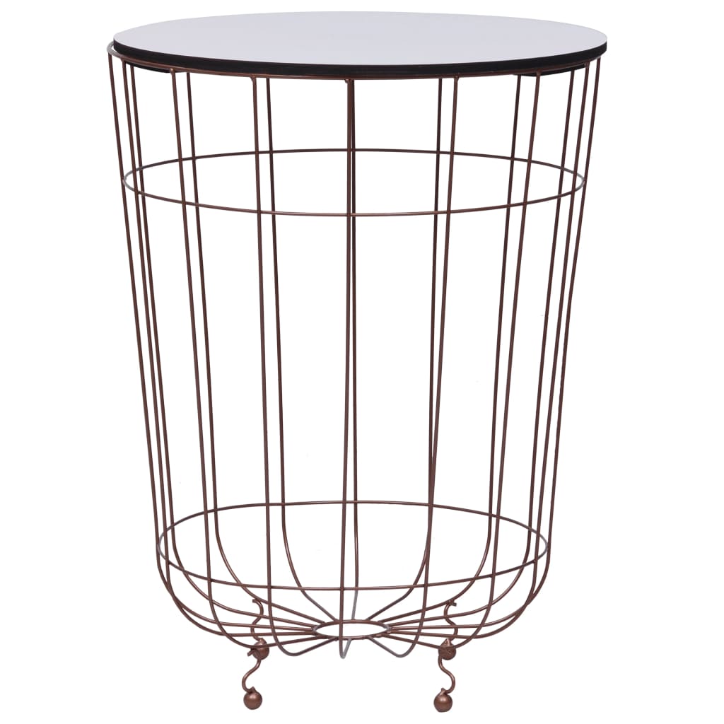 Mesa de centro ø 40 cm dourado
