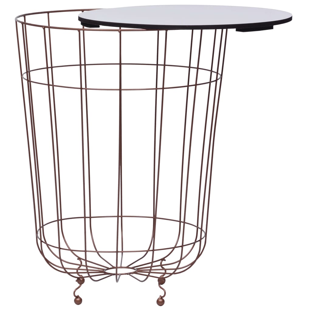 Mesa de centro ø 40 cm dourado