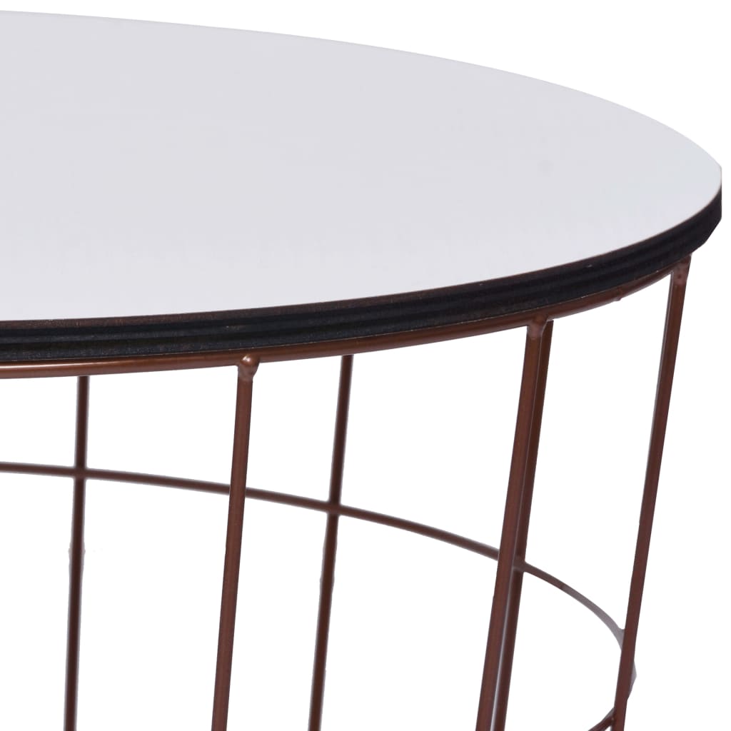 Mesa de centro ø 40 cm dourado