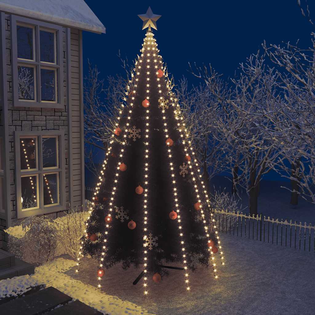 Cordão de luzes para árvore de natal 500 luzes LED 500 cm