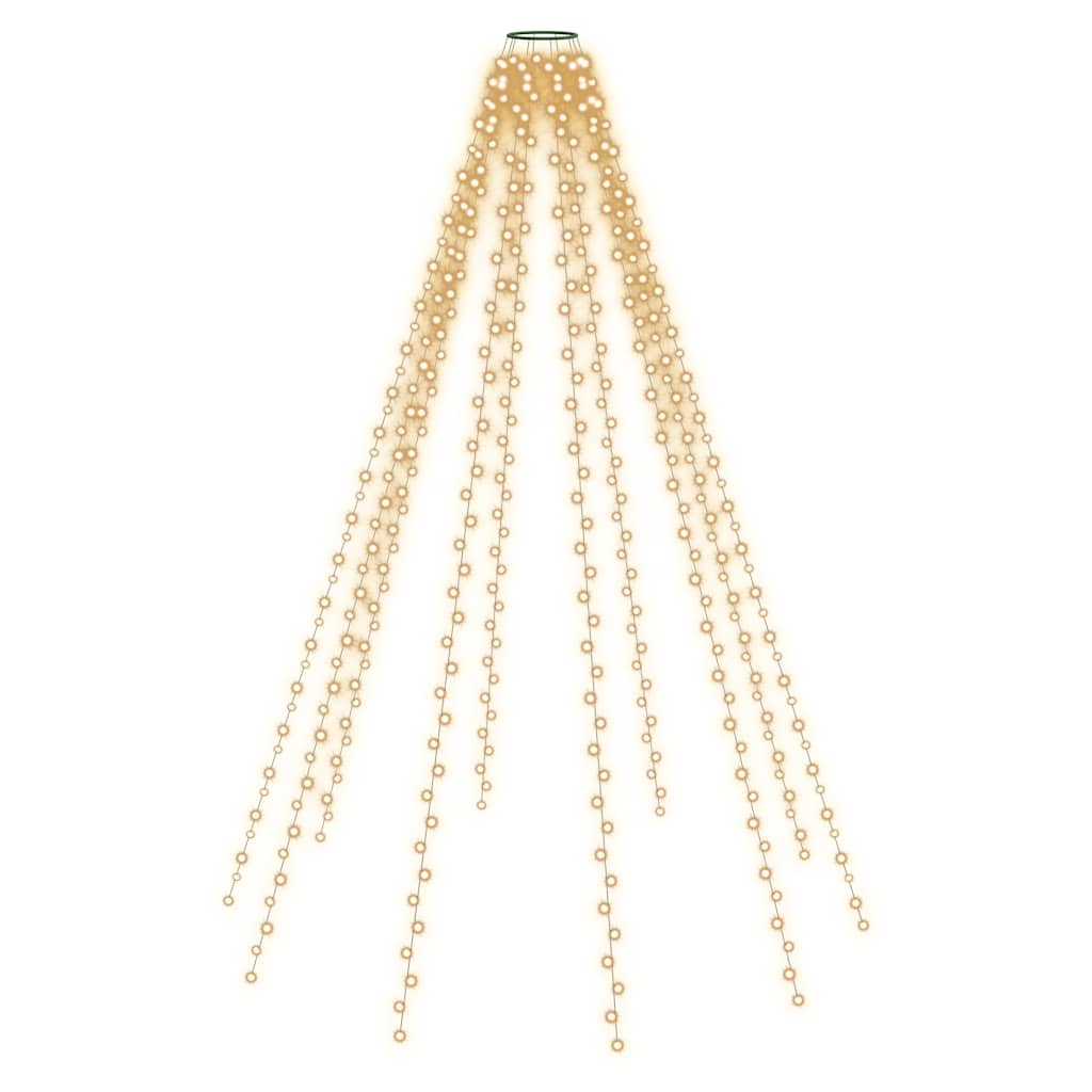 Cordão de luzes para árvore de natal 500 luzes LED 500 cm