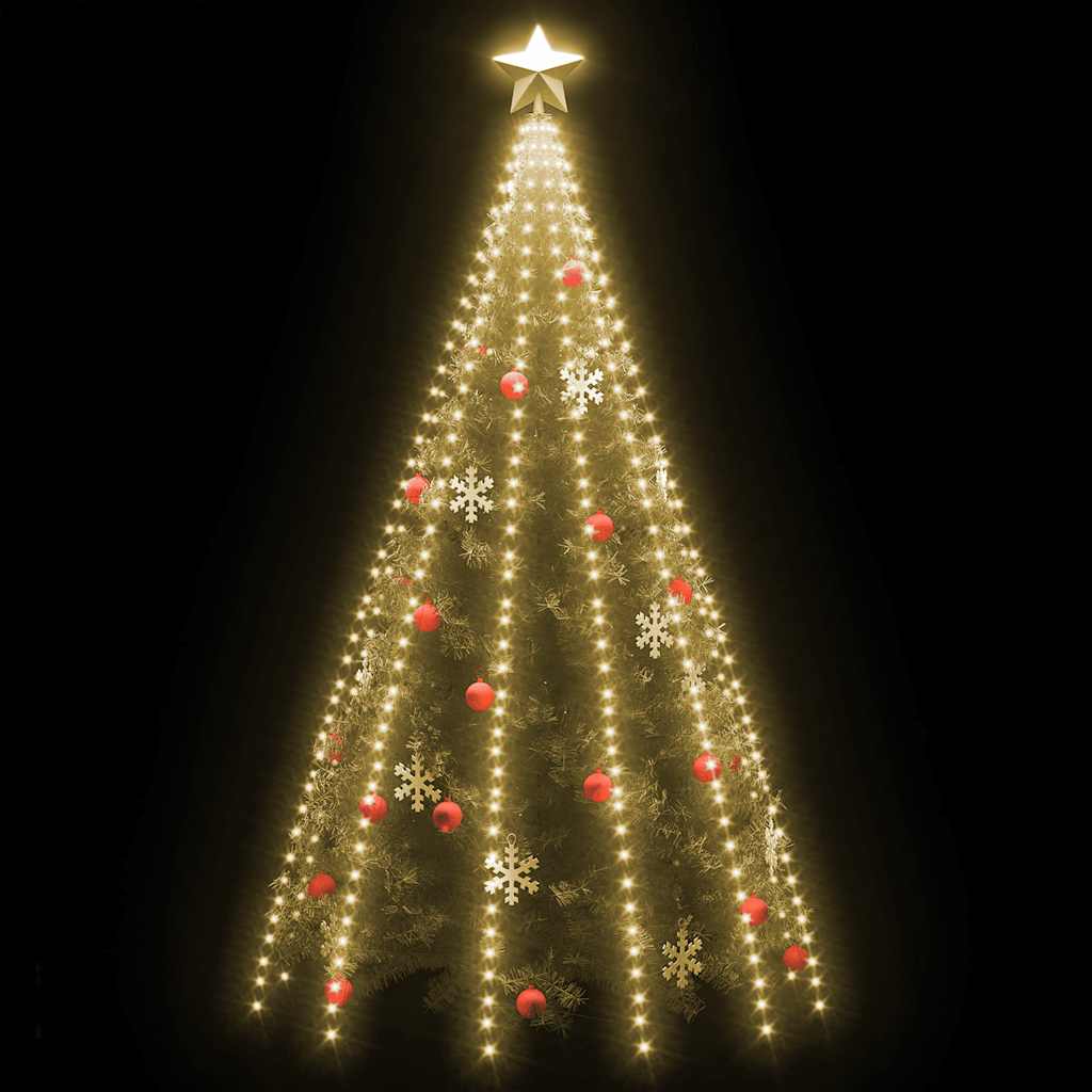 Cordão de luzes para árvore de natal 500 luzes LED 500 cm