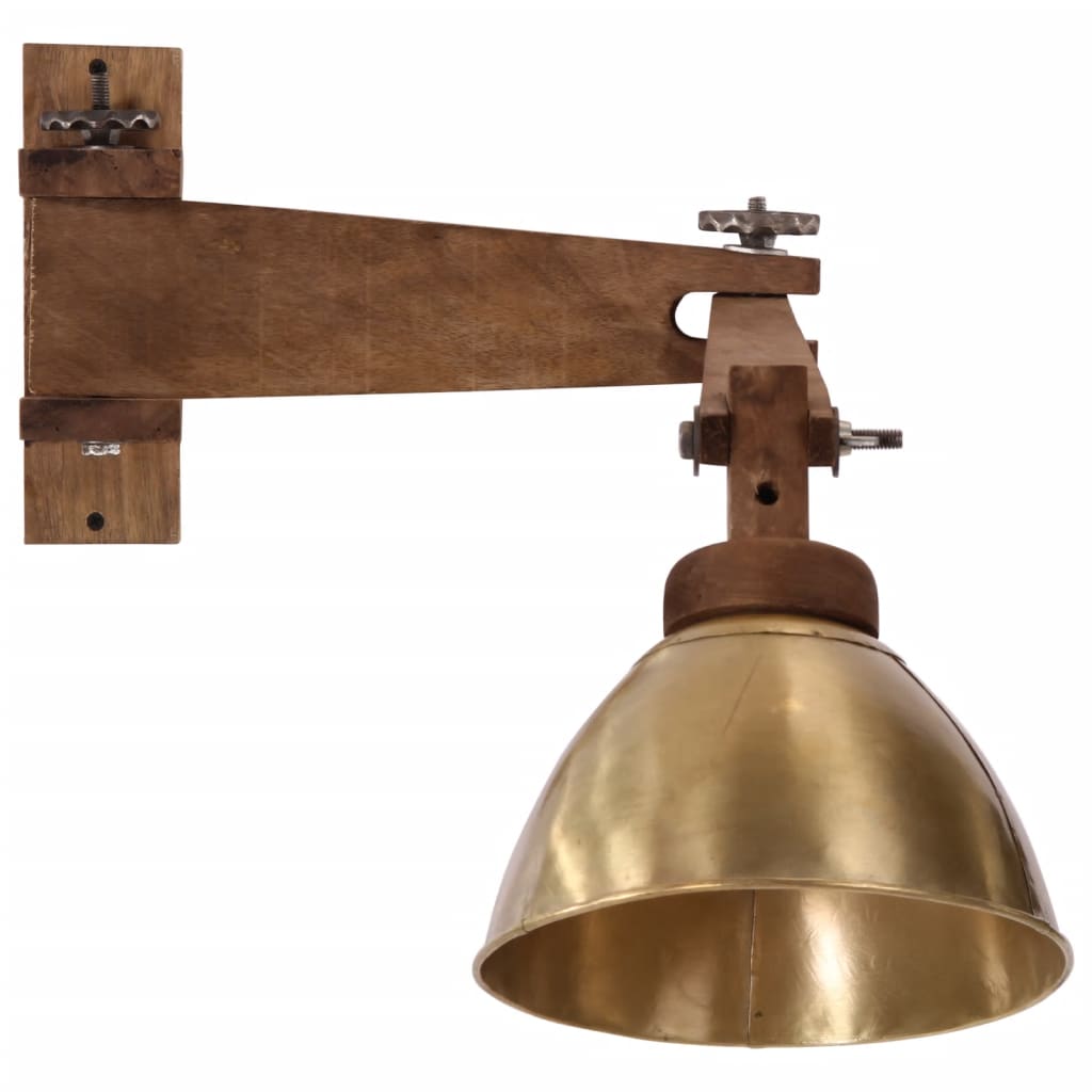 Candeeiro de parede 25 w e27 bronze antigo