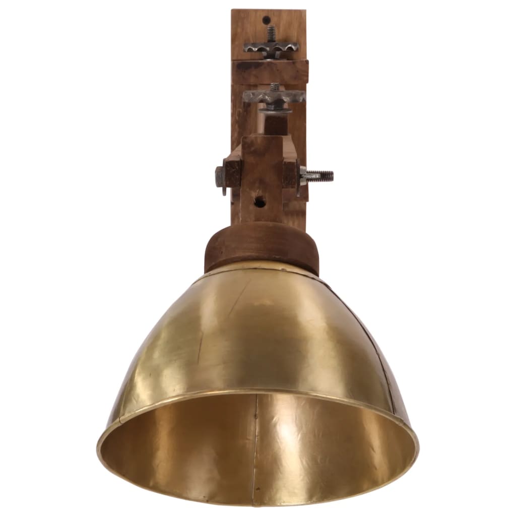 Candeeiro de parede 25 w e27 bronze antigo