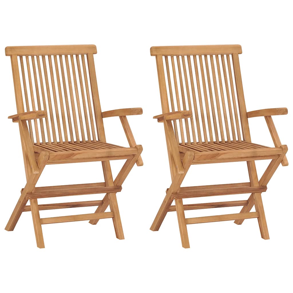 3 Pcs conjunto de jantar para jardim madeira de teca maciça