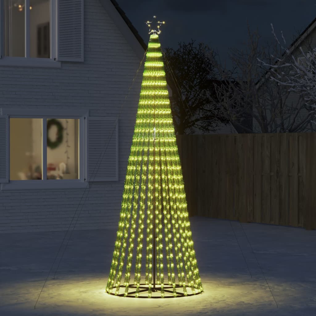 LED árvore de natal 688 leds branco quente 300 cm
