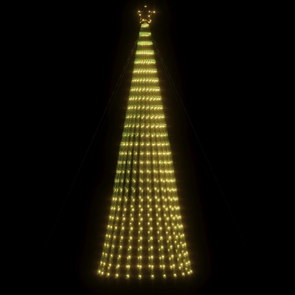 LED árvore de natal 688 leds branco quente 300 cm