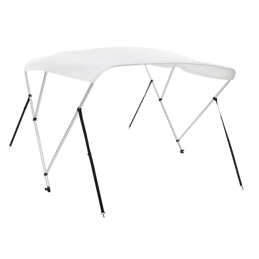 Toldo em 3 arcos bimini 183x196x137 cm branco