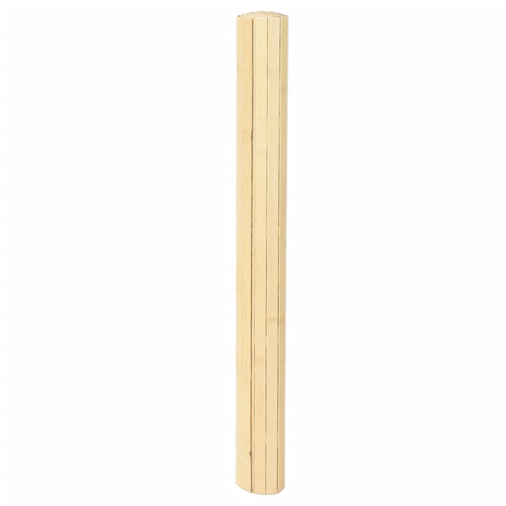 Tapete retangular 80x300 cm bambu cor natural clara